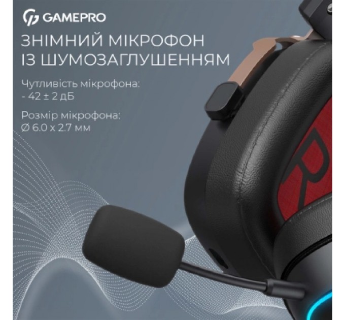 GamePro Навушники GamePro Asgard Valkyria RGB Tri-Mod (HSW249B)