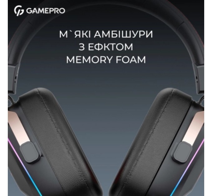 GamePro Навушники GamePro Asgard Valkyria RGB Tri-Mod (HSW249B)