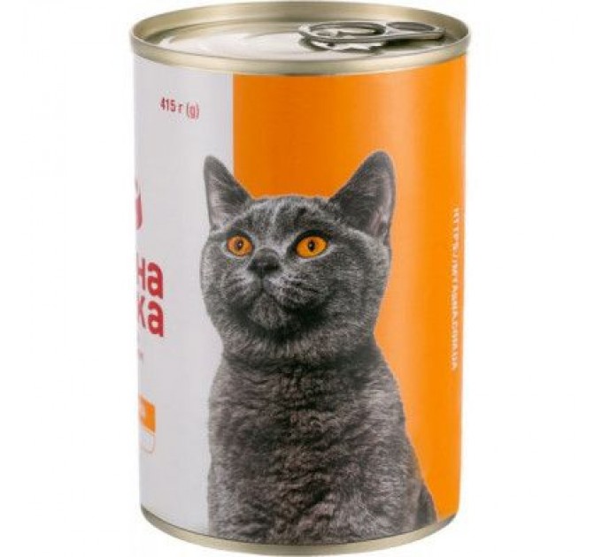 Паштет для котів М'ясна Миска з куркою 415 г (4820255190280)