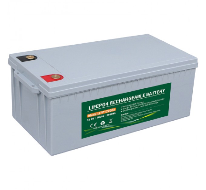 PowerPlant Батарея LiFePo4 PowerPlant 12.8V 200Ah, LFP12200B (NV820634)