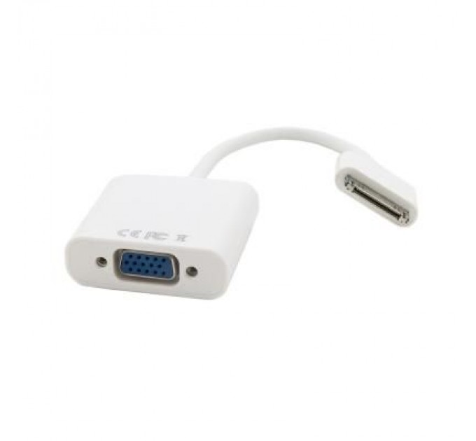 Extradigital Перехідник Apple 30-pin to VGA 0.15m Extradigital (KBA1649)