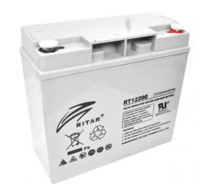 Ritar Батарея до ДБЖ Ritar AGM RT12200, 12V-20Ah (RT12200)