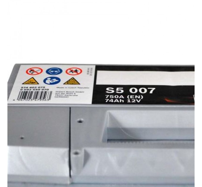 Bosch Акумулятор автомобільний Bosch 74А (0 092 S50 070)