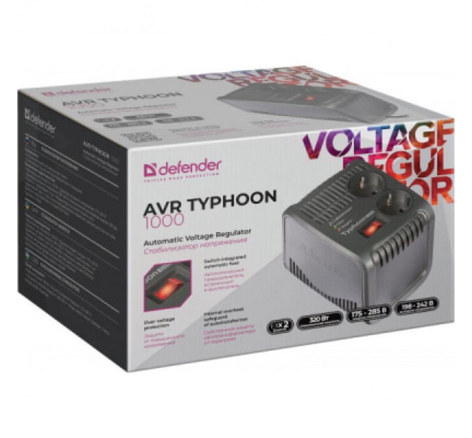 Defender Стабілізатор Defender Typhoonl 1000VA 320W (99033)