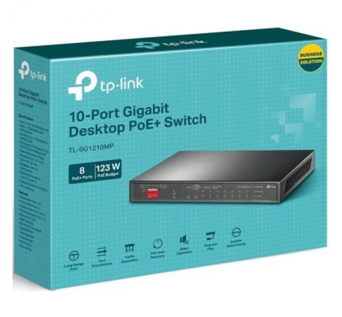 TP-Link Комутатор мережевий TP-Link TL-SG1210MP