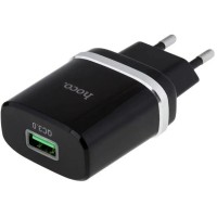 Зарядний пристрій HOCO C12Q Smart USB QC3.0 18W Black (6931474716255)