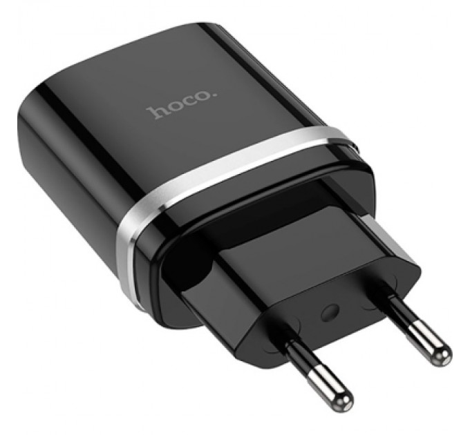 HOCO Зарядний пристрій HOCO C12Q Smart USB QC3.0 18W Black (6931474716255)