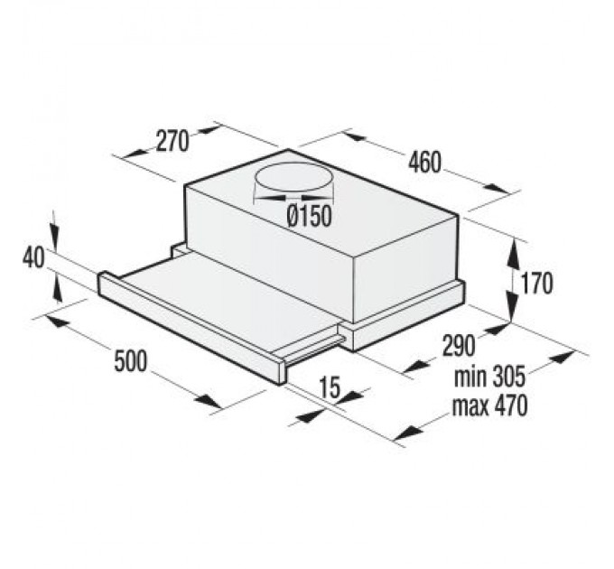 Gorenje Витяжка кухонна Gorenje BHP523E10X
