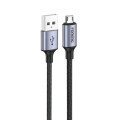 Foneng Кабель Foneng X95 Metal Head Braided Cable USB - micro USB 3A 1.2м Black (X95-CA-MU)