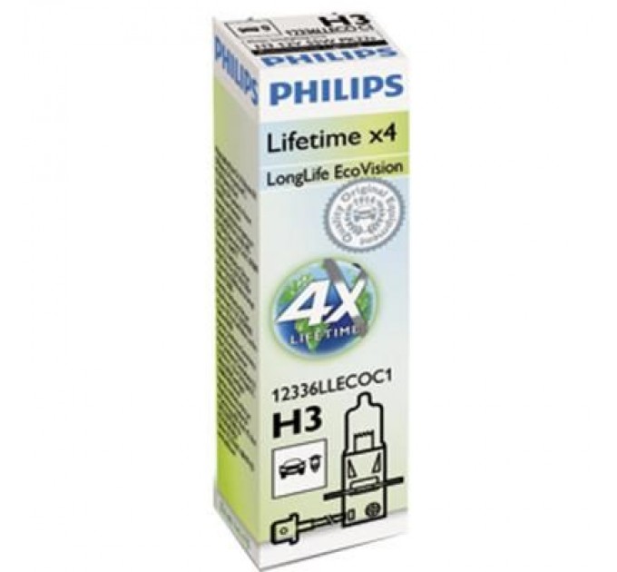 Philips Автолампа Philips галогенова 55W (12336 LLECO C1)