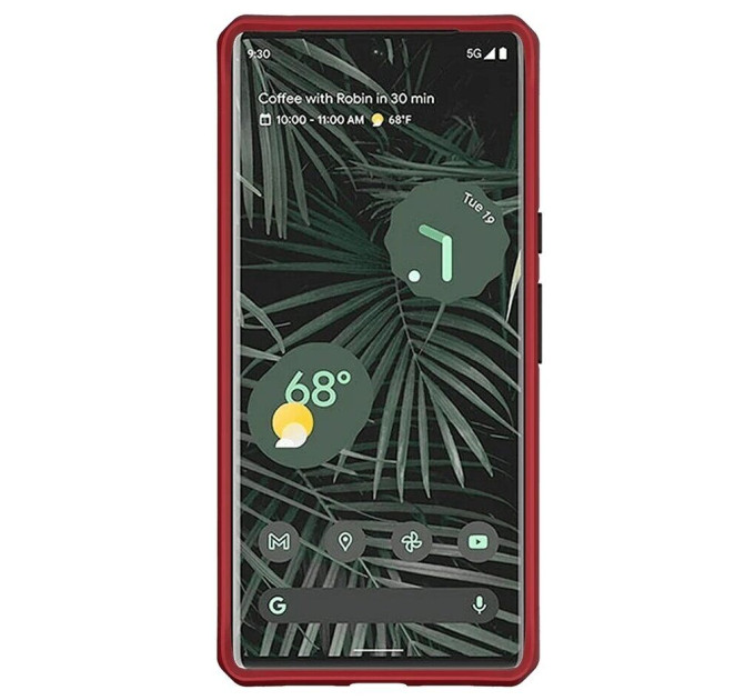 ITSKINS Чохол-накладка ItSkins Hybrid Silk для Google Pixel 6 Pro Red (GG6X-HBURN-CHRD)