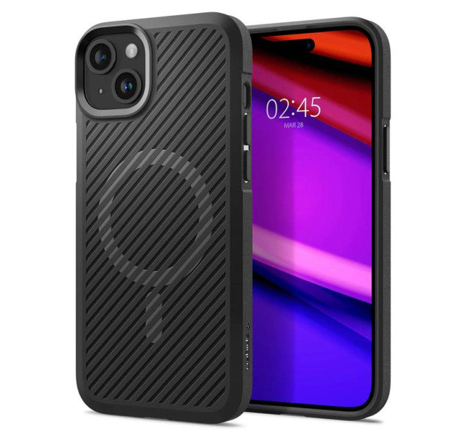 Spigen Чохол-накладка Spigen Core Armor MagFit для Apple iPhone 15 Matte Black (ACS06480)