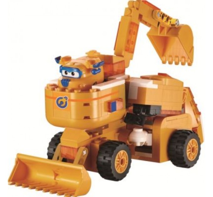 Super Wings Конструктор Super Wings Blocks 2-in-1 Buildable Transforming Vehicle Donnie, Донні (EU385007)