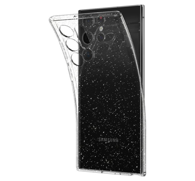 Spigen Чохол-накладка Spigen Liquid Crystal Glitter для Samsung Galaxy S22 Ultra SM-S908 Crystal Quartz (ACS03913)