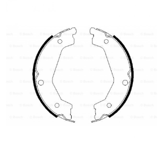 Bosch Гальмівні колодки Bosch 0 986 487 708
