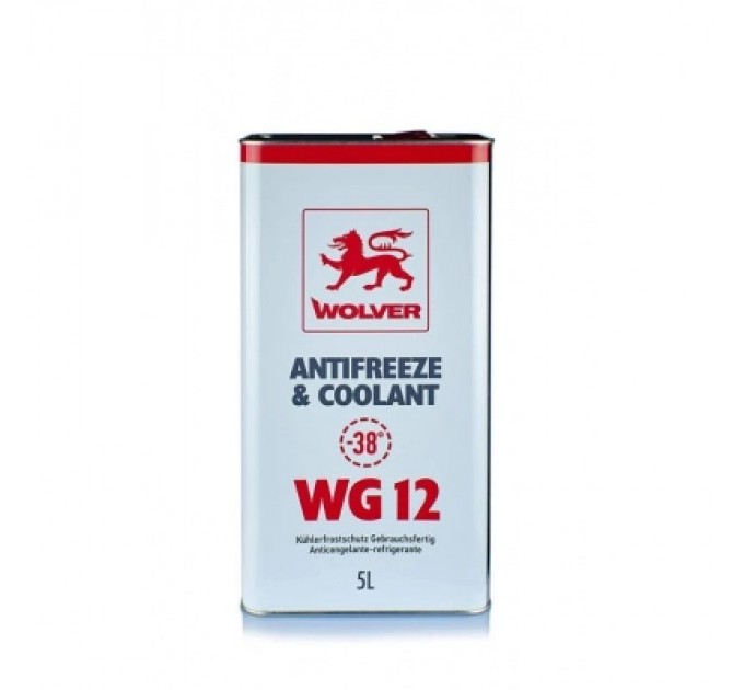Wolver Антифриз Wolver WG12 5 л червоний (4260360943430)