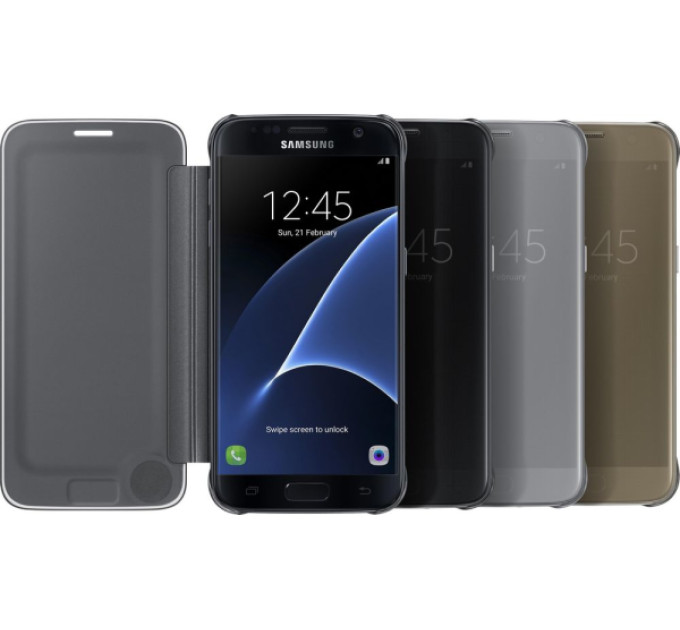 Samsung Чохол-книжка Samsung Clear View Cover для Samsung Galaxy S7 Edge SM-G935 Black (EF-ZG935CBEGRU)