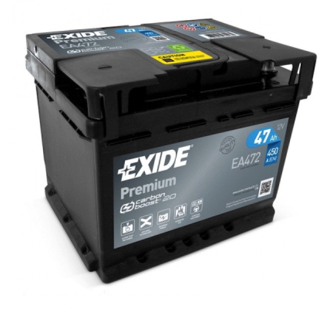 EXIDE Акумулятор автомобільний EXIDE PREMIUM 47A (EA472)