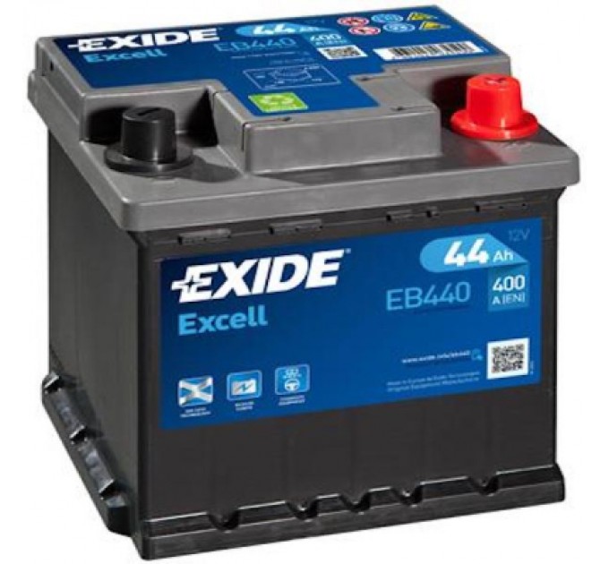 EXIDE Акумулятор автомобільний EXIDE EXCELL 44A (EB440)