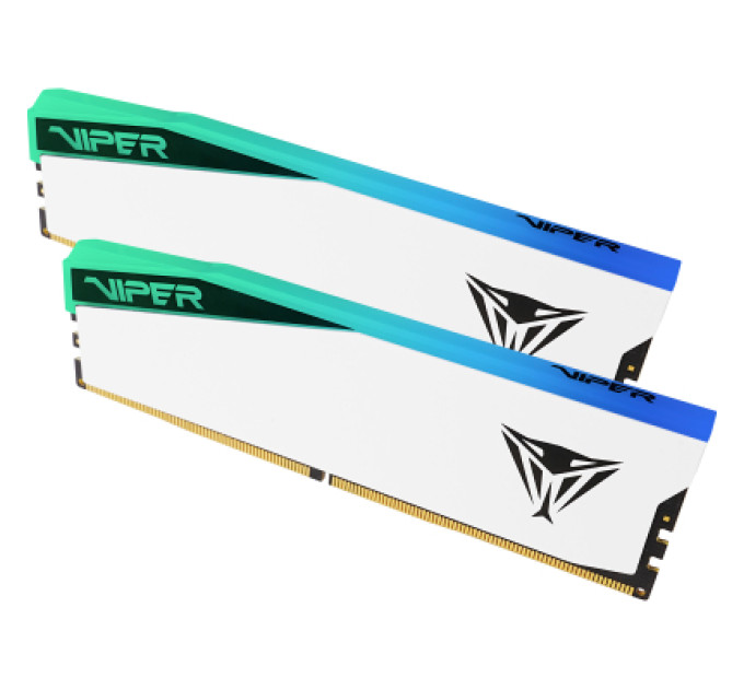 Patriot Модуль пам'яті для комп'ютера DDR5 32GB (2x16GB) 6200 MHz Viper Elite 5 RGB Patriot (PVER532G62C42KW)