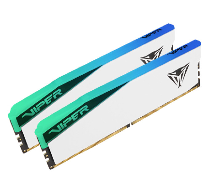 Patriot Модуль пам'яті для комп'ютера DDR5 32GB (2x16GB) 6200 MHz Viper Elite 5 RGB Patriot (PVER532G62C42KW)