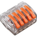 Voltronic З'єднувач кабелю 5-pin аналог WAGO PCT-415-T, 15штпак Voltronic (WAGO222-415-T/15)