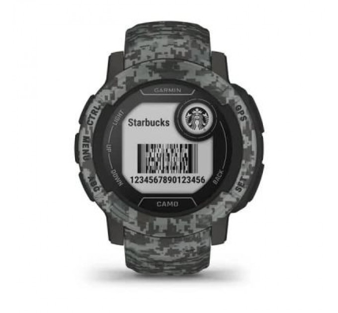 Garmin Смарт-годинник Garmin Instinct 2, Camo Edition, Graphite Camo, GPS (010-02626-03)