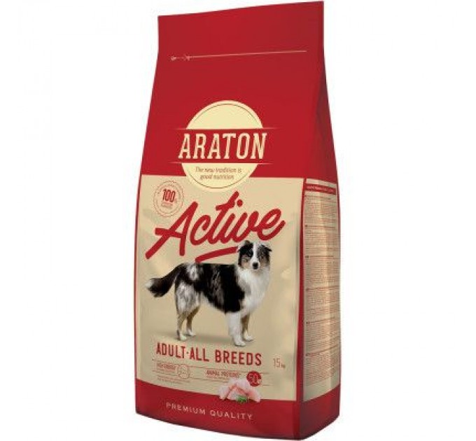 ARATON Сухий корм для собак ARATON Active Adult-All Breeds 15 кг (ART47466)