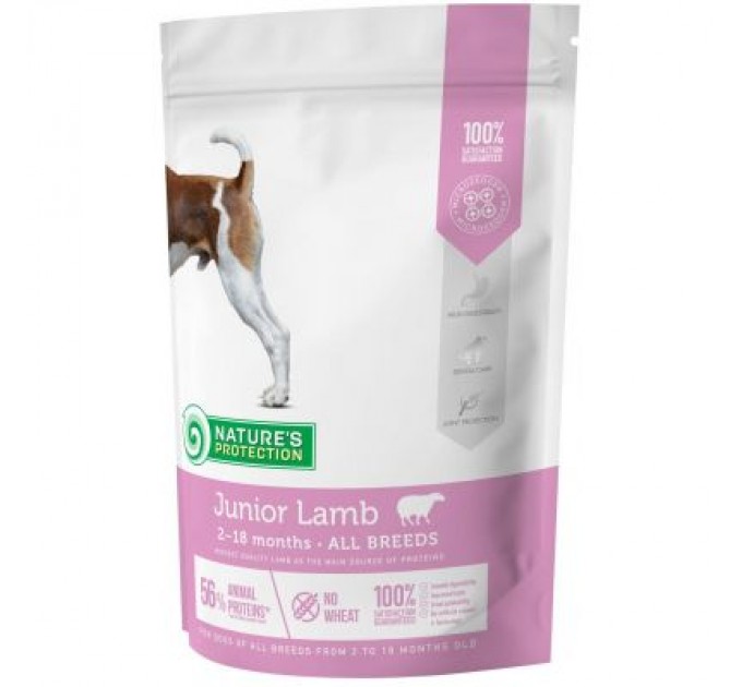 Сухий корм для собак Nature's Protection Junior Lamb All breeds 500 г (NPS45745)