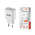 2E Зарядний пристрій 2E 30W USB-C PD white (2E-WC1USBC30W-W)