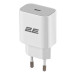 2E Зарядний пристрій 2E 30W USB-C PD white (2E-WC1USBC30W-W)