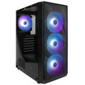 1stPlayer Корпус 1stPlayer FD3-BK-4F7 Black без БЖ