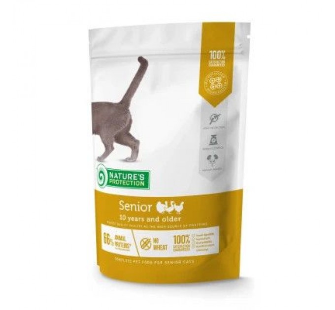 Сухий корм для кішок Nature's Protection Senior Poultry 10 years and older Cat 400 г (NPS45781)