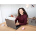 Trust Миша бездротова Trust Puck Rechargeable Ultra-Thin BT WL Silent Pink (24125)