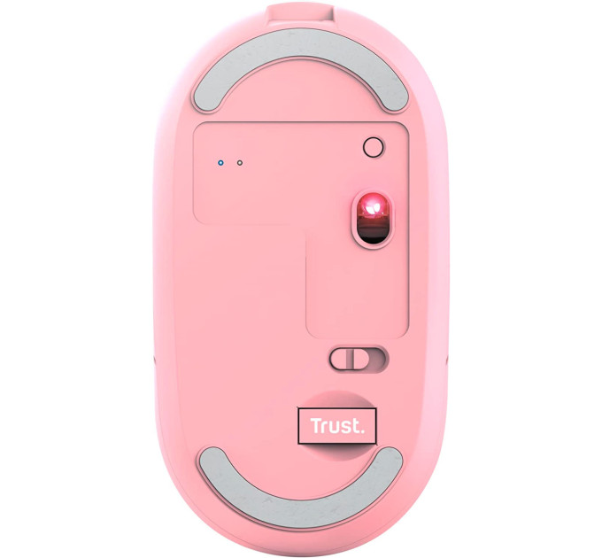 Trust Миша бездротова Trust Puck Rechargeable Ultra-Thin BT WL Silent Pink (24125)