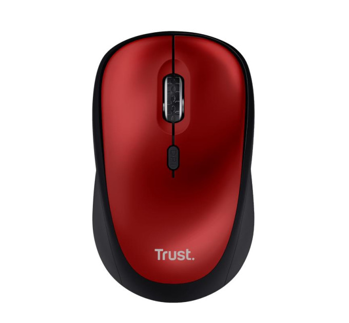 Trust Миша бездротова Trust Yvi+ Silent Eco Red (24550)