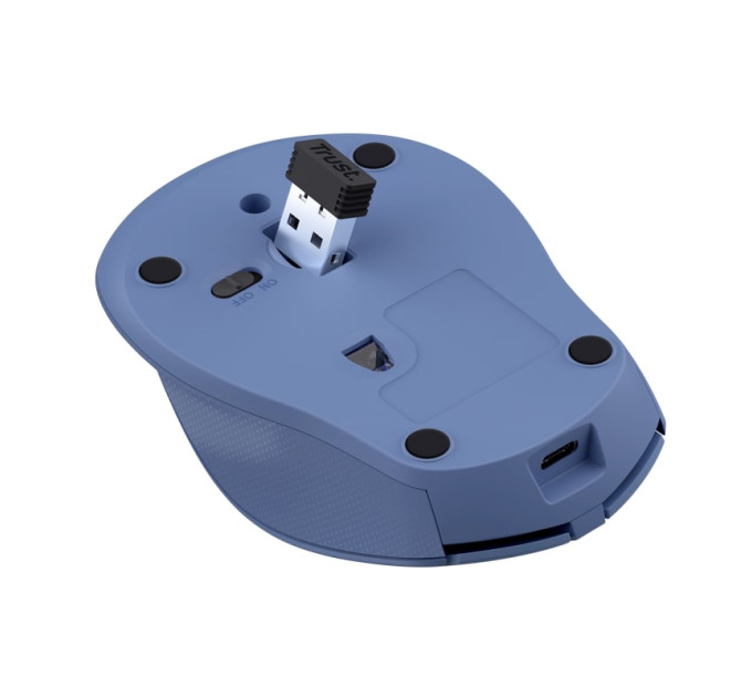 Trust Миша бездротова Trust Zaya Rechargeable Light Blue (25039)