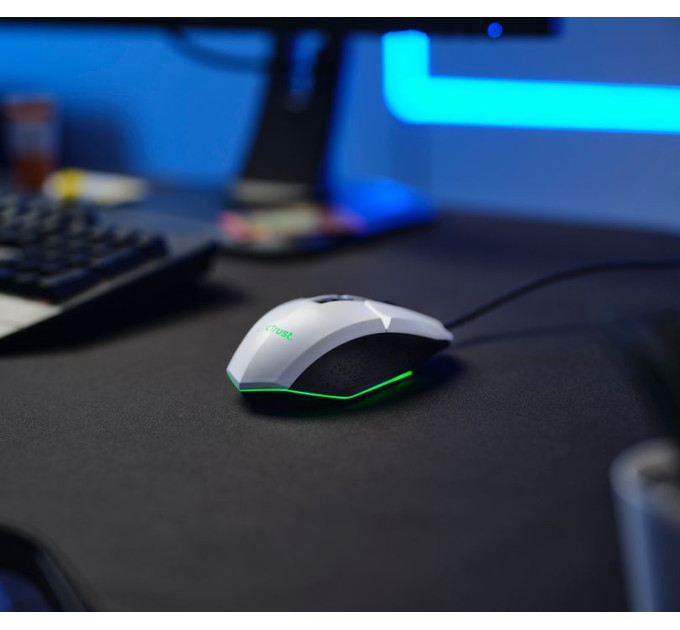 Trust Миша Trust GXT 109 Felox RGB White (25066)