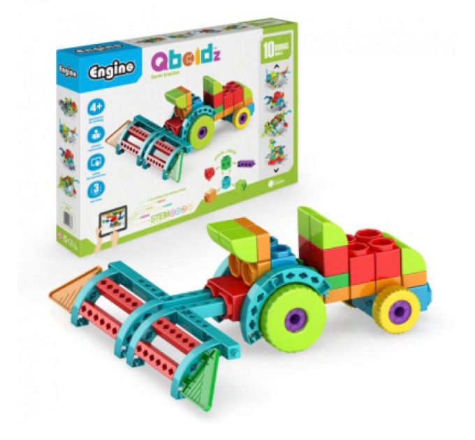 Engino Конструктор Engino Qboidz Фермерський трактор з 10 бонусними (QB50)