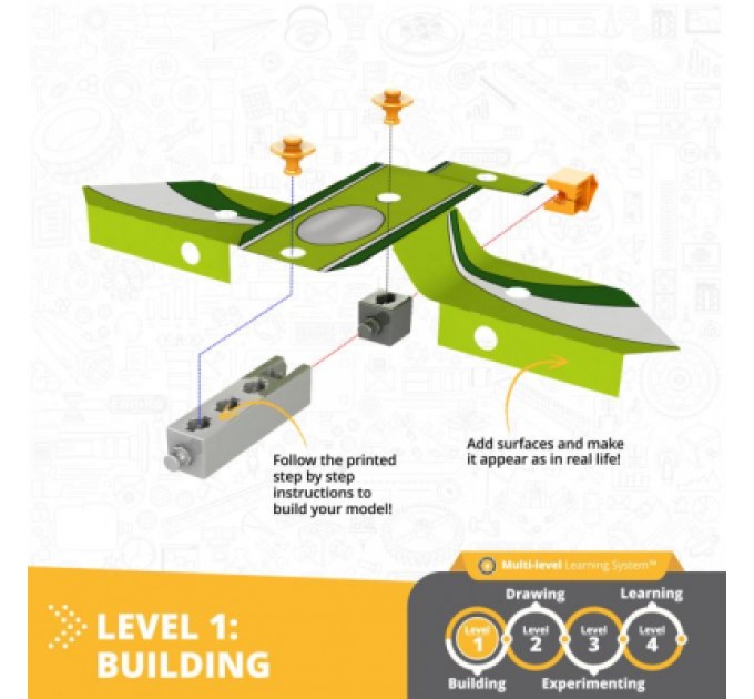 Engino Конструктор Engino Stem Як працює сонячна енергія (STL20-EN)