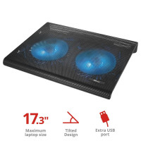 Охолоджуюча підставка для ноутбука Trust Azul Laptop Cooling Stand With Dual Fans (20104)