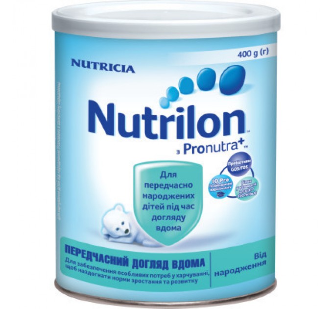 Nutrilon Дитяча суміш Nutrilon Передчасний догляд вдома 400 г (4056631000397)