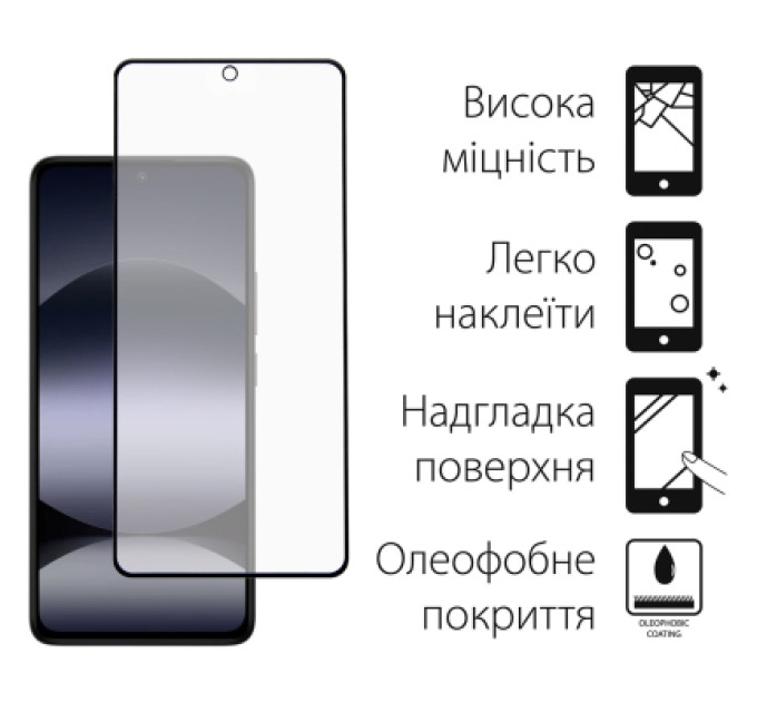 Dengos Чохол до мобільного телефона Dengos Xiaomi Redmi Note 14S Carbon + glass (Purple) (DG-KM-146)
