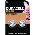 Duracell Батарейка CR 2430 спеціальна літієва типу таблетка 2430 3V, 2 шт. в упаковці Duracell (5012262)