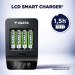 Varta Зарядний пристрій для акумуляторів Varta LCD Smart Plus CHARGER +4*AA 2100 mAh (57684101441)