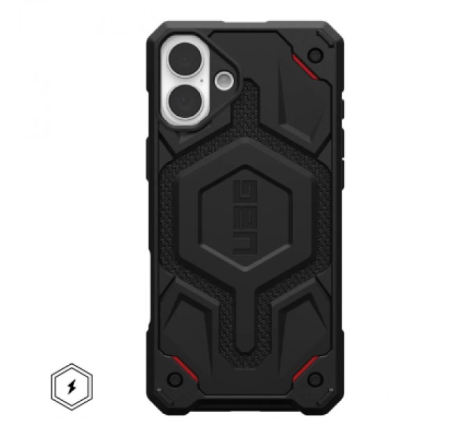 UAG Чохол до мобільного телефона UAG iPhone 16 Monarch Pro Magsafe Kevlar Black (114458113940)