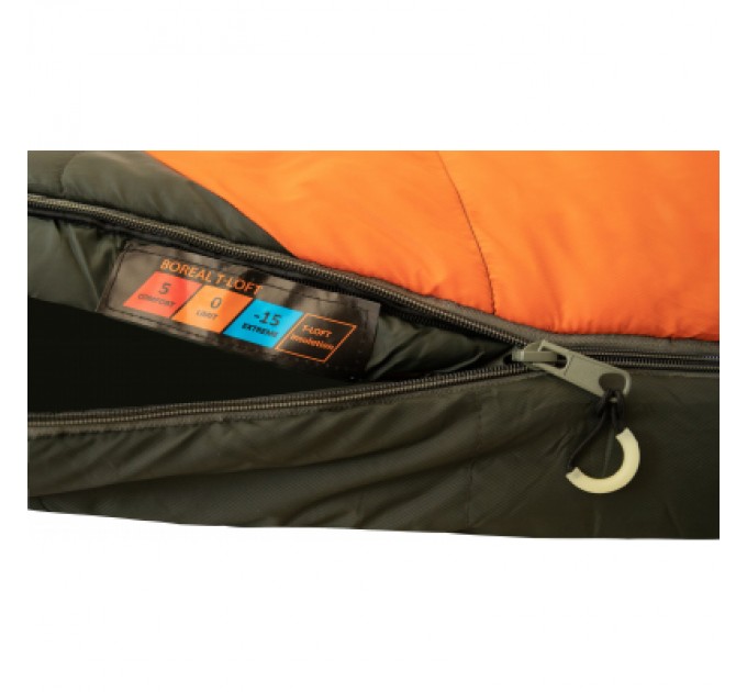 Tramp Спальний мішок Tramp Boreal Regular Left Orange/Grey (UTRS-061R-L)
