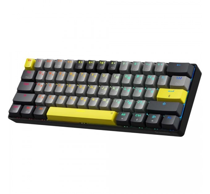 GamePro Клавіатура бездротова GamePro MK130G Pro Outemu Red Switch Hot-Swap RGB Black