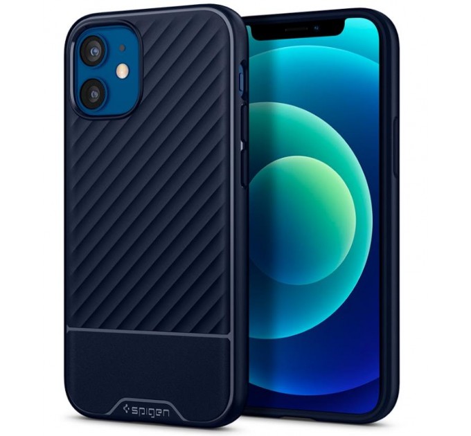 Spigen Чохол-накладка Spigen Core Armor для Apple iPhone 12 Mini Navy Blue (ACS01538)