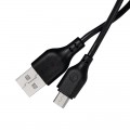 XO Кабель XO NB103 USB-microUSB (M/M), 2.1A 2м Black (6920680862788)